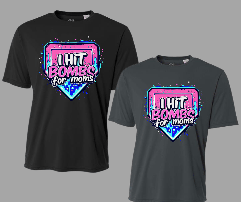 Image of I Hit Bombs Tee – Youth Baseball Shirt | Funny Sports Graphic
