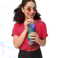 Image 8 of Cat Flying through Space - Stainless Steel Tumbler - 20 oz 