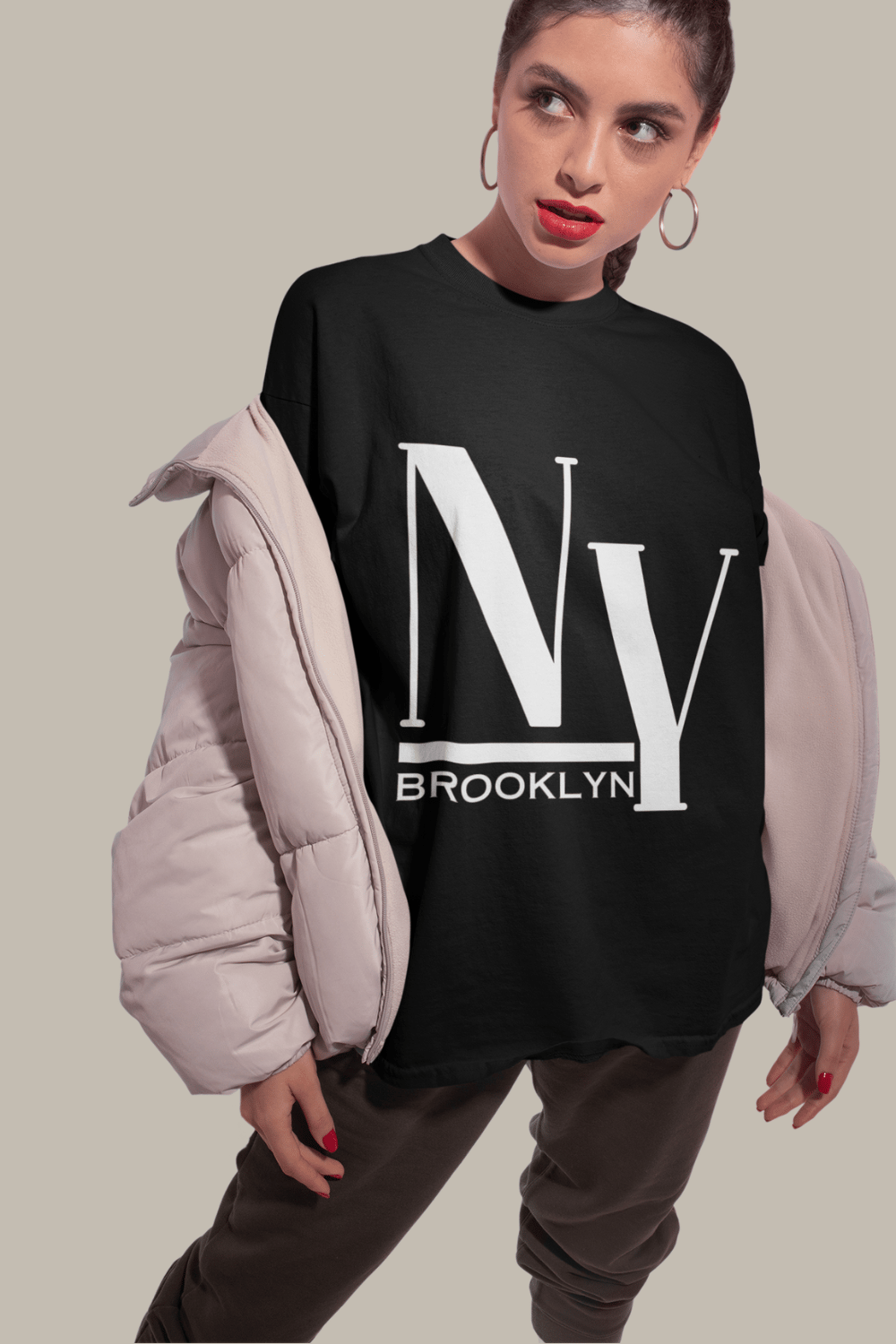 Image of Brooklyn, Unisex Cotton Tee