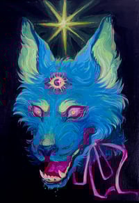 Image 1 of Wolf Magnet