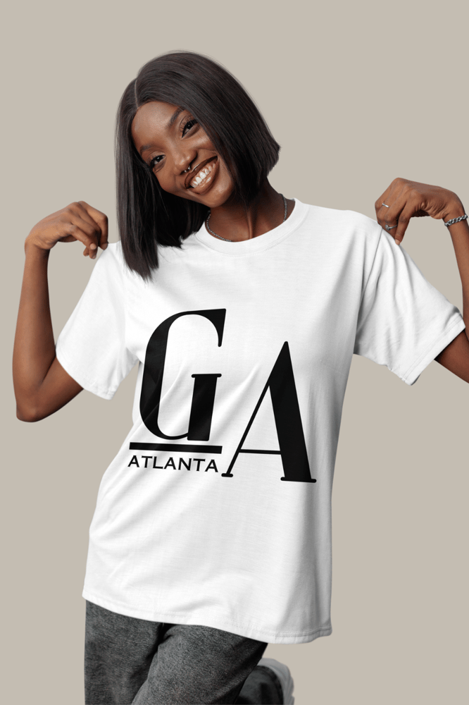 Image of Atlanta, Unisex Cotton Tee
