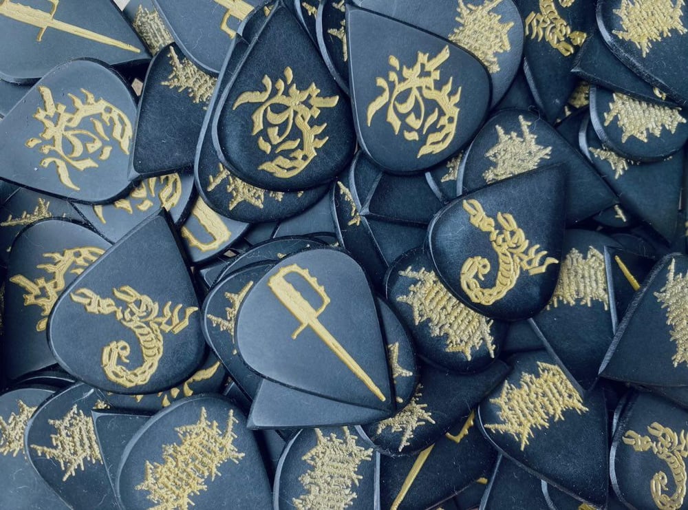 Black Dagger Signature Guitar Pick (3-pack)