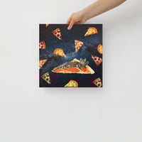 Image 4 of Tekron is a Pizza Nebula -  12x12 inch - Wraparound Canvas Print