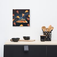 Image 5 of Tekron is a Pizza Nebula -  12x12 inch - Wraparound Canvas Print