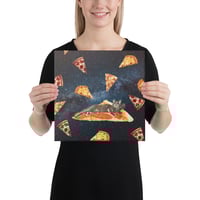 Image 3 of Tekron is a Pizza Nebula -  12x12 inch - Wraparound Canvas Print