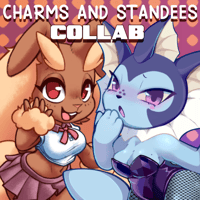 Image 1 of Vap and Lop Collab - Standees and charms