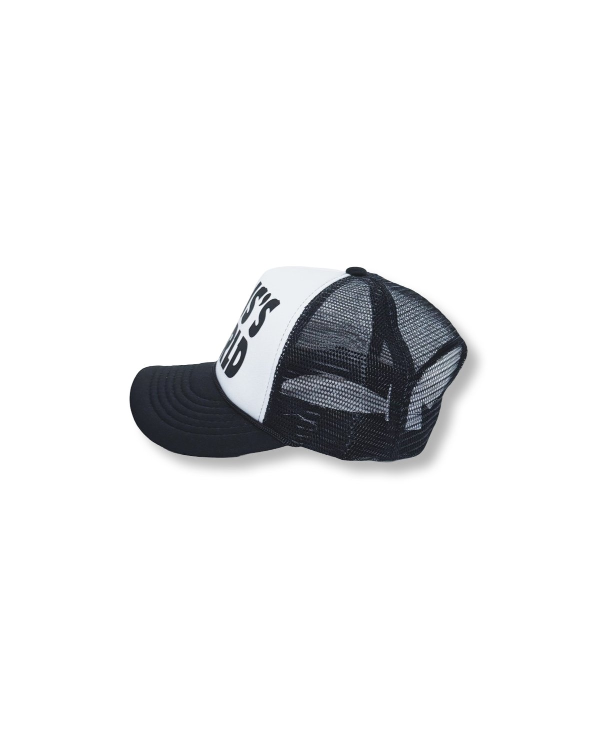 Image of Jesus's World Trucker-Black/White