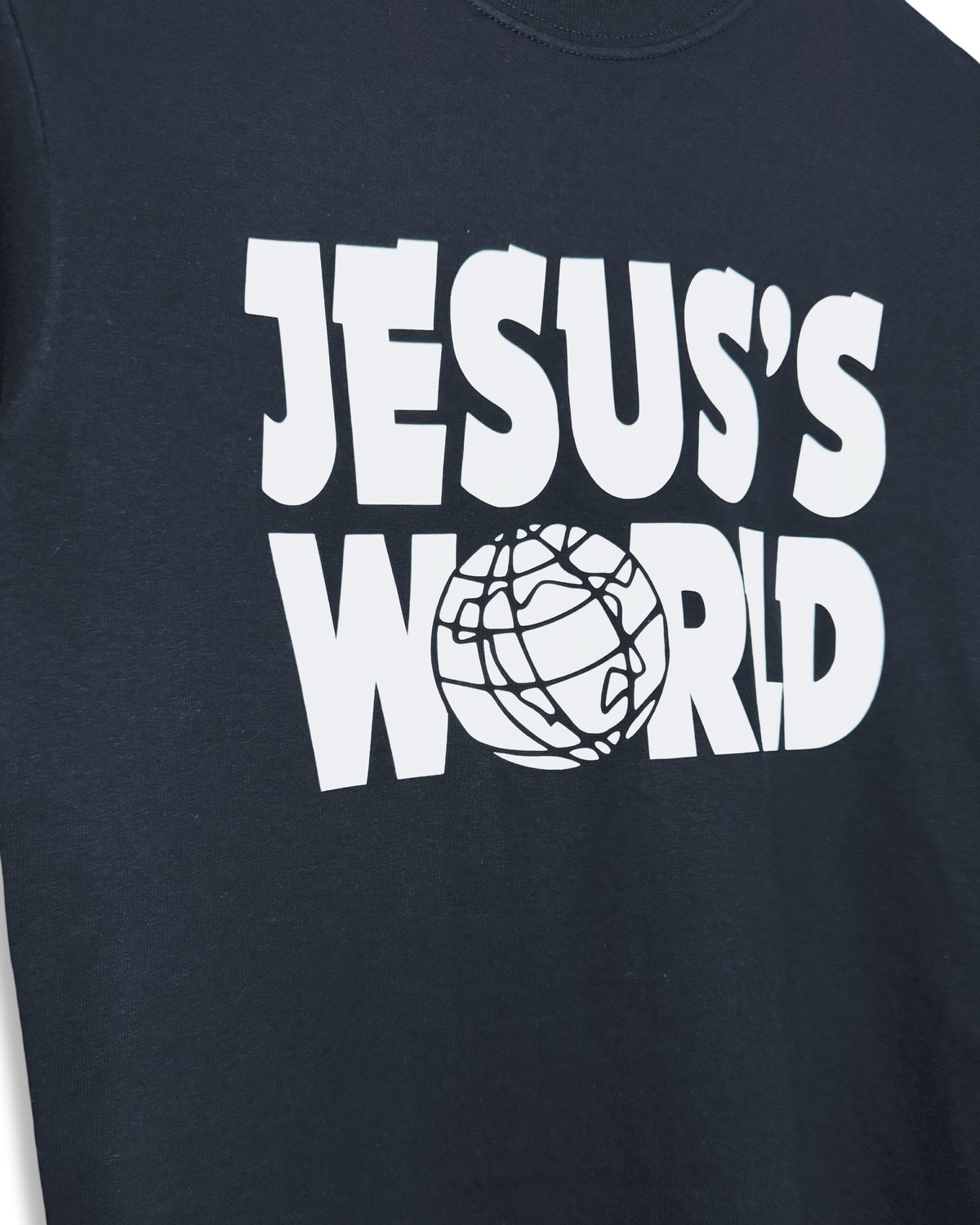 Image of Jesus's World Tee-Black/White