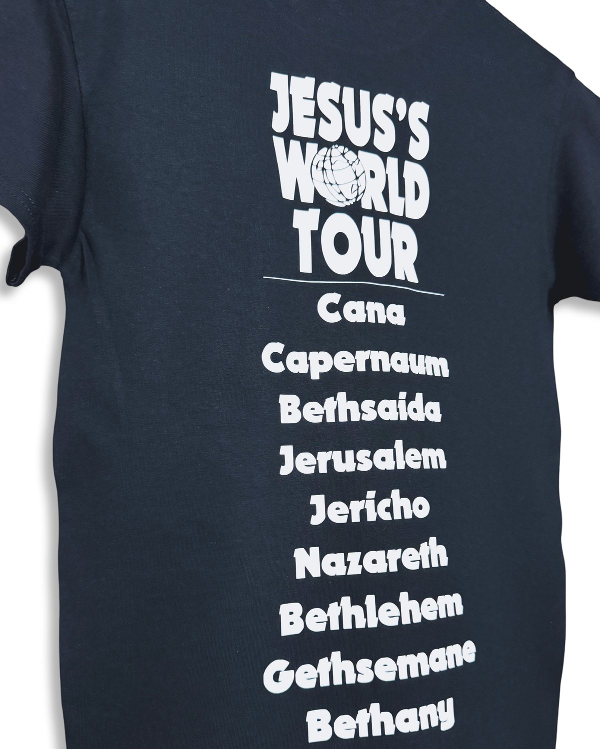 Image of Jesus's World Tee-Black/White