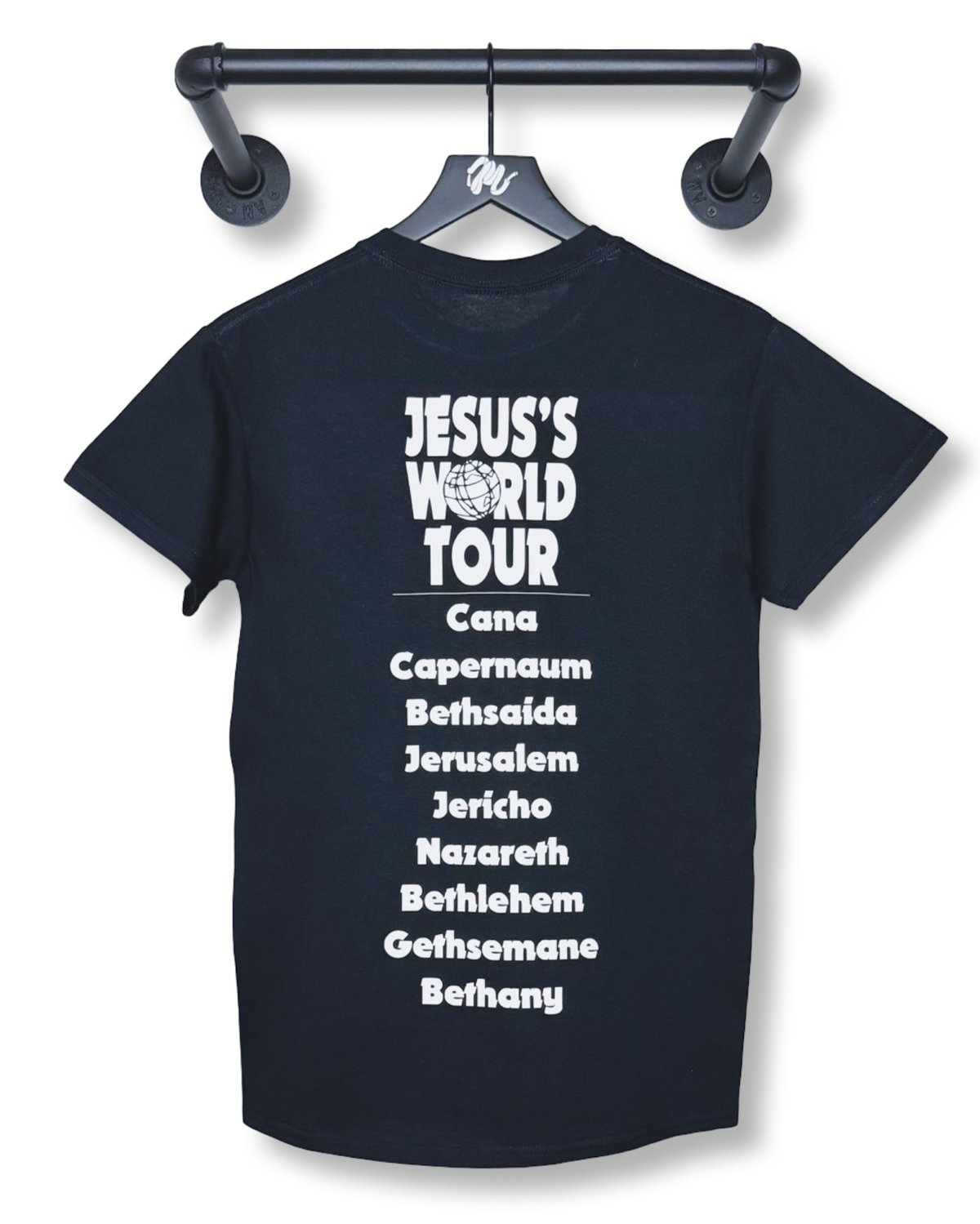 Image of Jesus's World Tee-Black/White