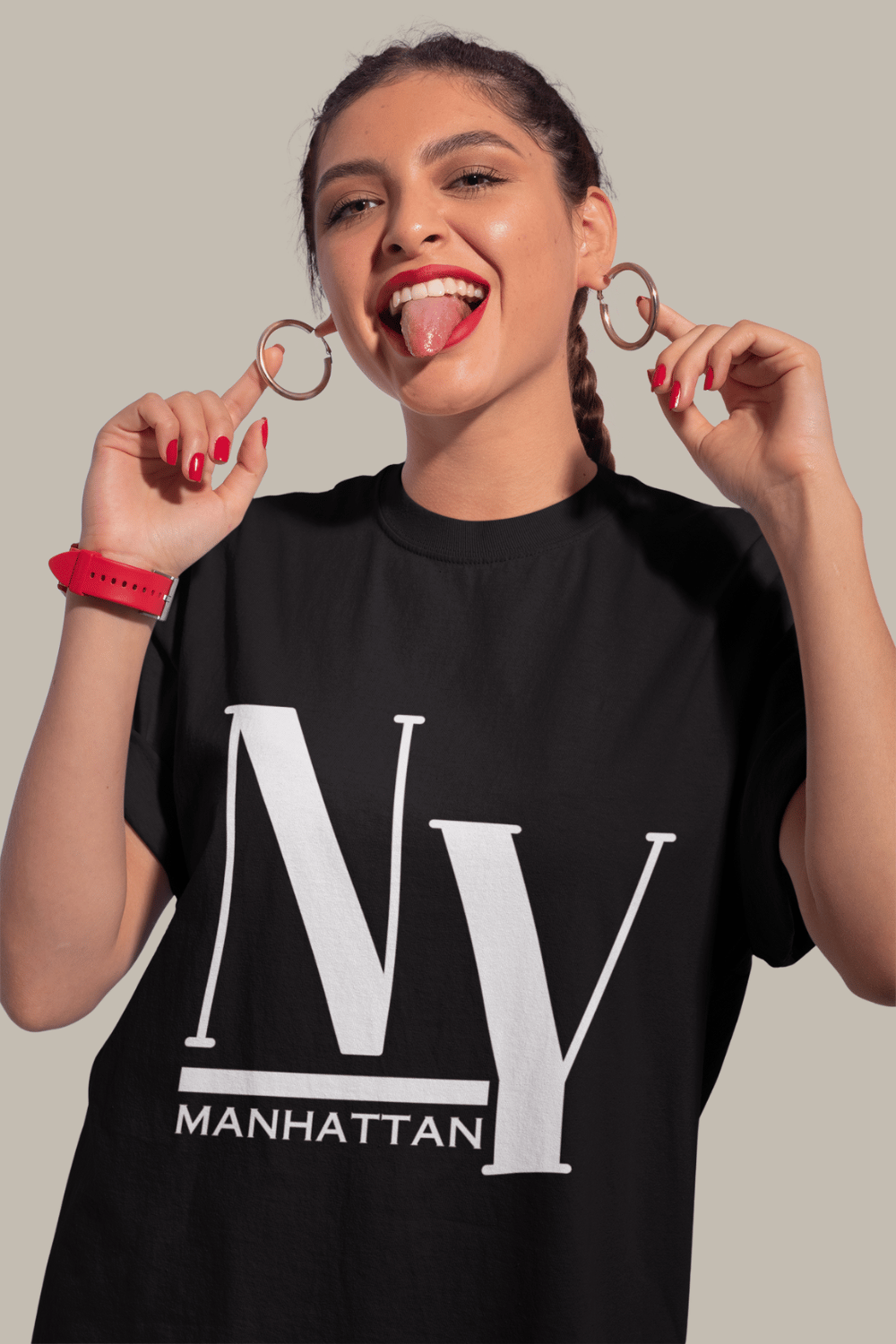 Image of Manhattan, Unisex Cotton Tee