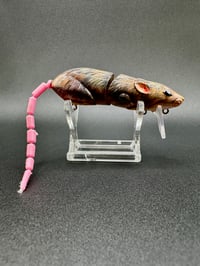 Image 1 of Brown Field Rat ~ Fishing Lure ~ Hand Painted ~ Crankbait ~ Slick Baits