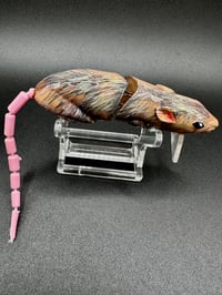 Image 2 of Brown Field Rat ~ Fishing Lure ~ Hand Painted ~ Crankbait ~ Slick Baits