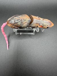 Image 4 of Brown Field Rat ~ Fishing Lure ~ Hand Painted ~ Crankbait ~ Slick Baits