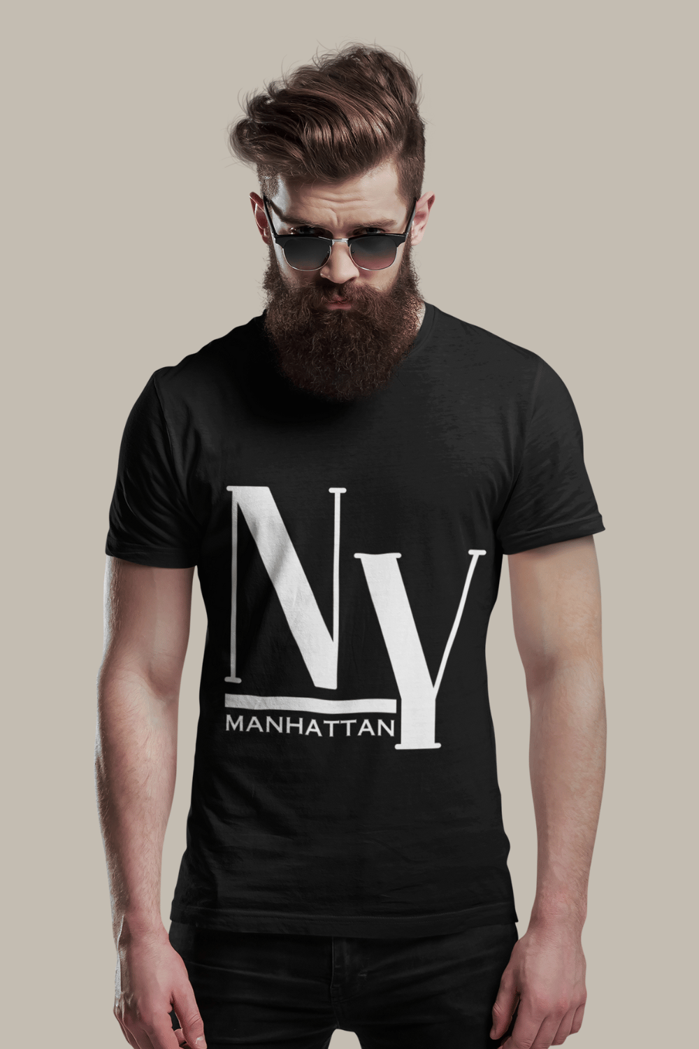 Image of Manhattan, Unisex Cotton Tee