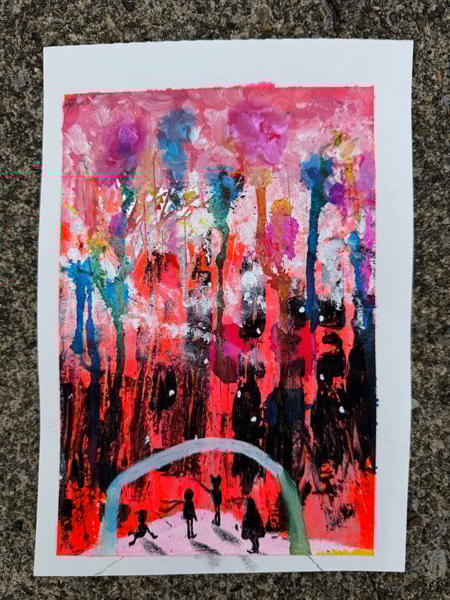 “Distress Calls” Painting