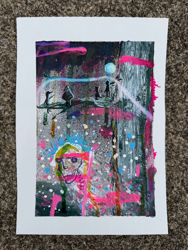 “You/Catastrophe” Painting