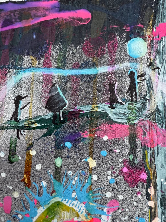 “You/Catastrophe” Painting