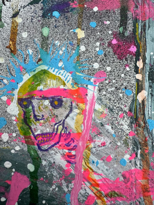 “You/Catastrophe” Painting