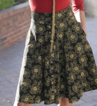 Image 3 of Hiking Skirt in Rosalinda or Anemone