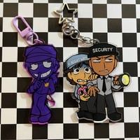 Image 1 of FNAF Night Guards - 3" Charms