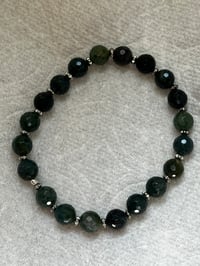 Image 1 of Moss Agate Bracelet 