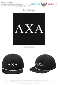 Image 1 of Custom Embroidered LXA Hats