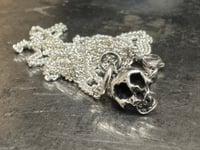 Image 3 of Tiny Skull Pendant & Chain