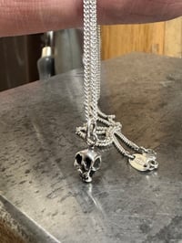 Image 2 of Tiny Skull Pendant & Chain
