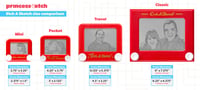 Image 3 of Custom Triples Etch A Sketch art Portrait (3 subjects) | Permanent & Preserved