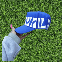 Image 2 of Royal Blue Groovy Snapback 