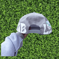 Image 3 of Grey & White Groovy Snapback 