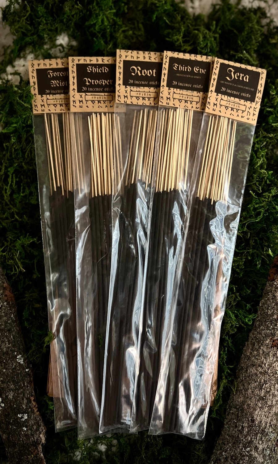 Image of 20 HAND MADE ESSENTIAL OIL INCENSE STICKS - CHOICE OF SCENT