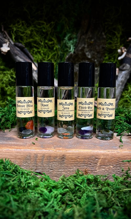 Image of CRYSTAL INFUSED OIL ROLLERS - CHOICE OF SCENT
