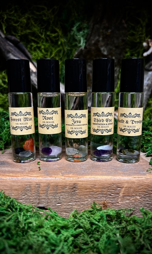 Image of CRYSTAL INFUSED OIL ROLLERS - CHOICE OF SCENT
