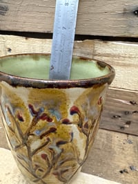 Image 4 of 5.5” carved Vase from the Seasons collection