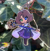 Yuna hard enamel pin