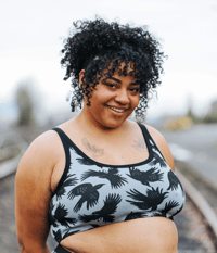Image 2 of So It Crows Long Line Bralette