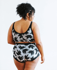Image 3 of So It Crows Long Line Bralette
