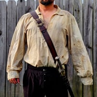 Image 1 of Brown Baldric - Brass 2"