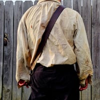 Image 3 of Brown Baldric - Brass 2"