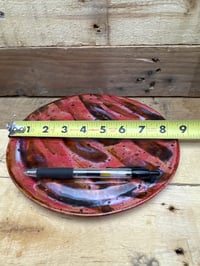 Image 4 of 8.5” plate from the sunset collection