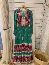 Green Floral Dress