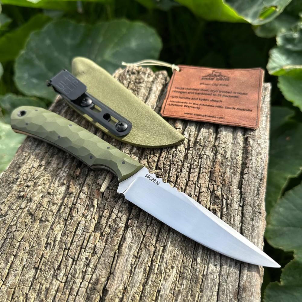 Image of 95mm Clip Point 14c28n g10