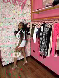 Image 3 of White Sexy Cargo Short Set 