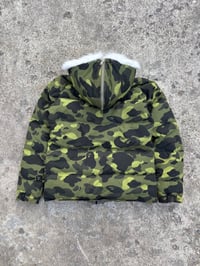 Image 5 of Womens BAPE 1st Camo Down Hooded Parka