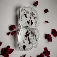 Image 1 of Rose Petal Silhouette Tray 