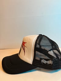 Image 2 of Uchiha trucker hat