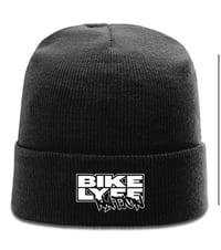 Bike Lyfe Nation Logo Knit Cuffed Beanie - Black