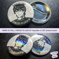 born to chill, forced to lock in yang [badge]